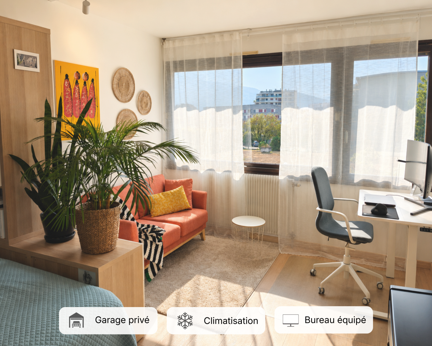 Photographie de Rivoire — Studio T1 bis, clim, garage, vue Vercors